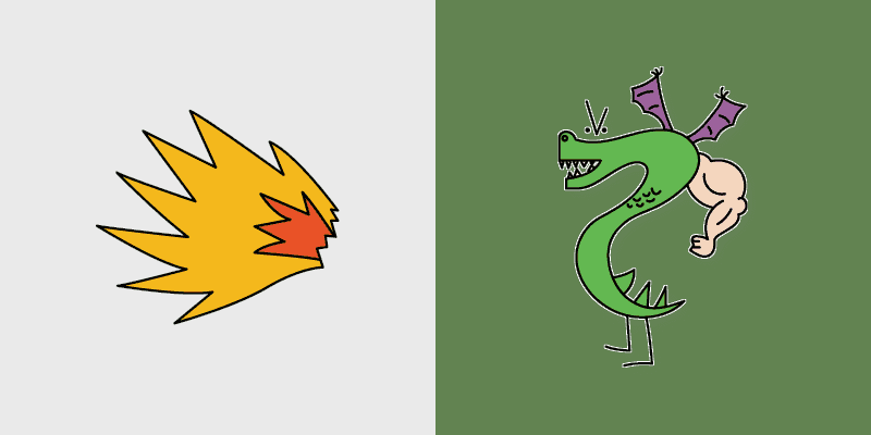 Cute Cursor Pack - Trogdor the Burninator