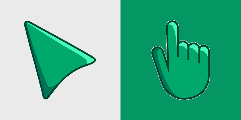 Cute Cursor Pack - Jade Green Inspiration