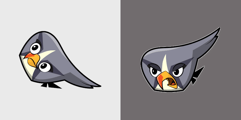 Angry Birds Silver Cursor Pack