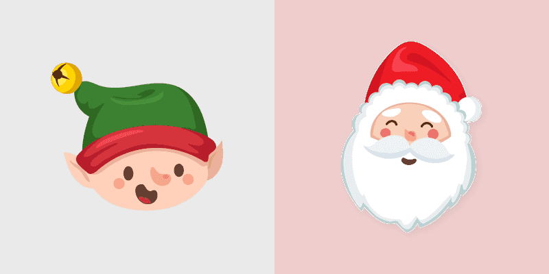 Santa & Elf Icons