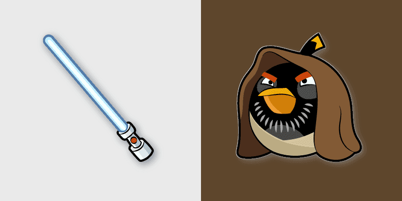 Star Wars Angry Birds Obi-Wan Kenobi Custom Cursor Pack