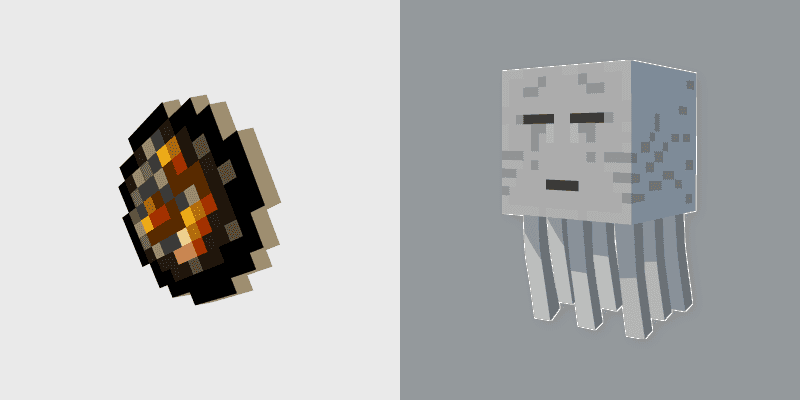 Custom Cursor Pack - Minecraft Fireball & Ghast