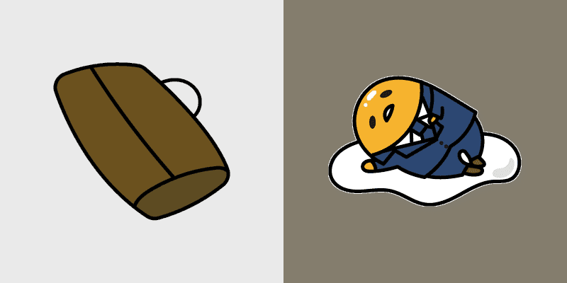 Cute Gudetama Cursor Pack