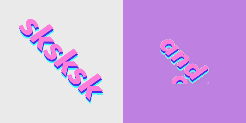 VSCO Girl Sksksk & Oop Custom Cursor Pack