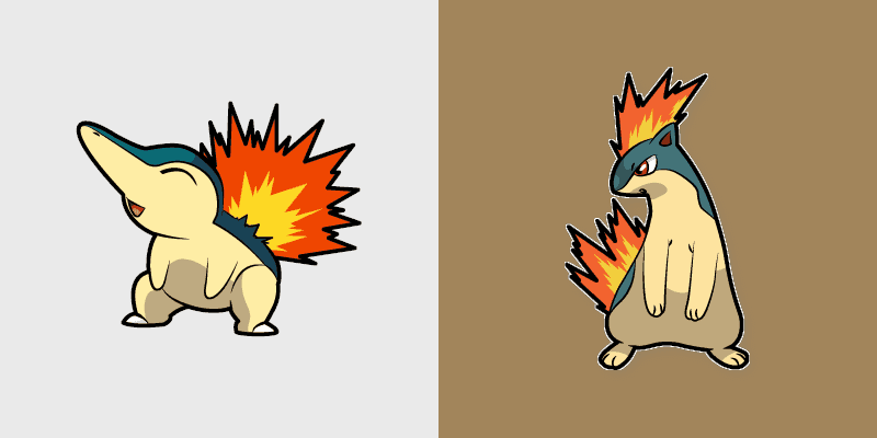 Cyndaquil and Quilava