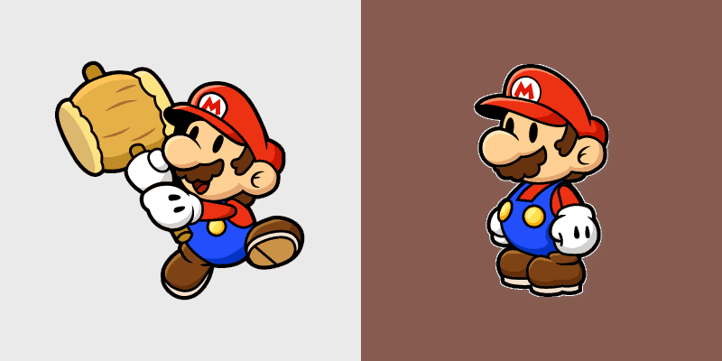 Paper Mario Cute Custom Mouse Cursor Pack