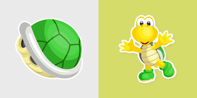 Custom Cursor Collection - Super Mario Koopa Troopa