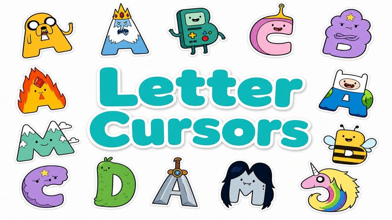 Фон колекції Letter Cursors