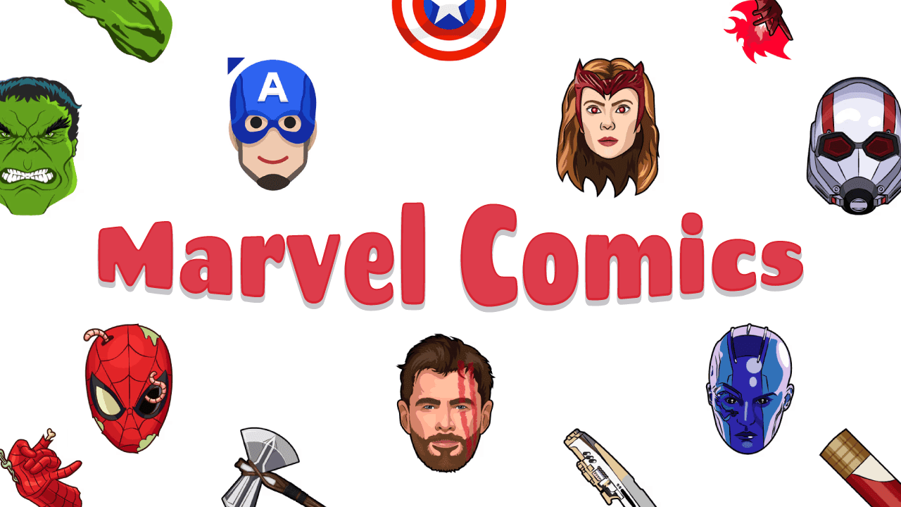 Фон колекції Marvel Comics
