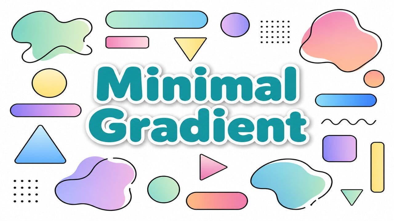 Фон колекції Minimal Gradient Mix Packs