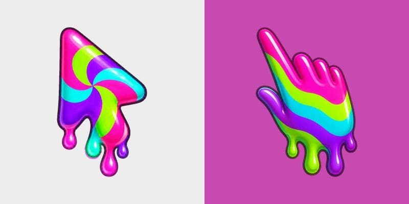 Neon Rainbow Melt