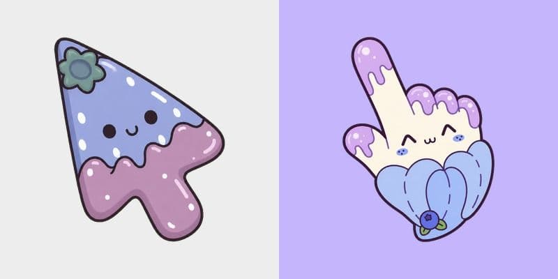 Pastel Blueberry