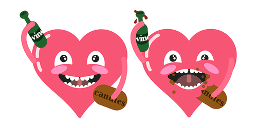 Amused Heartcustom cursor pack