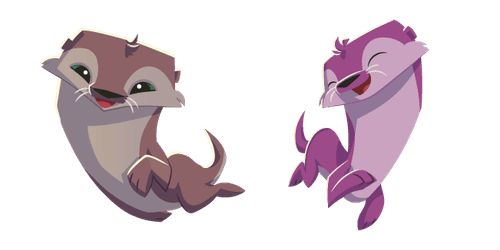 Animal Jam Ottercustom cursor pack
