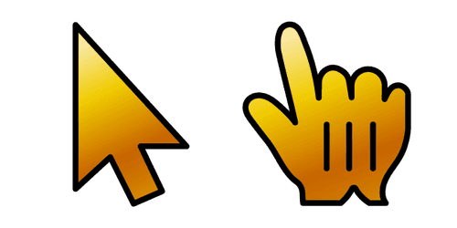 Autumn Leaf Gradientcustom cursor pack