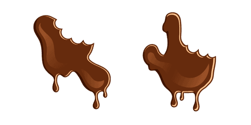 Bitten Chocolatecustom cursor pack