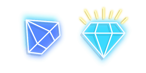 Blue Diamond Neoncustom cursor pack