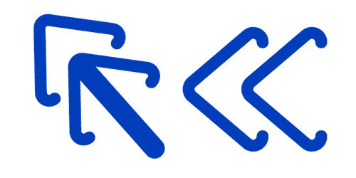 Blue Double Arrowcustom cursor pack