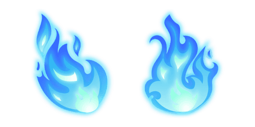 Blue Firecustom cursor pack