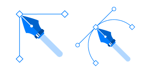 Blue Interactive Pencustom cursor pack