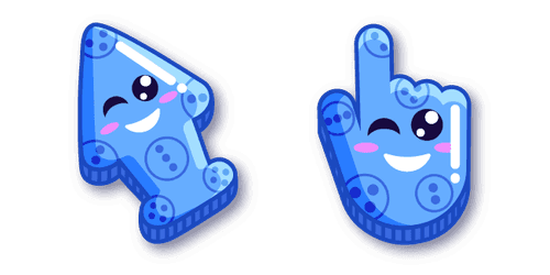 Blue Rocket Smilecustom cursor pack
