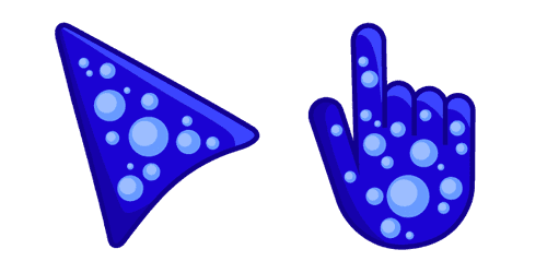 Blue Water Bubblescustom cursor pack