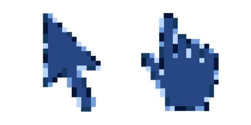 Blueberry Pixelcustom cursor pack