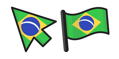 Brazil Flagcustom cursor pack