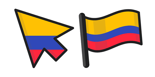 Colombia Flagcustom cursor pack