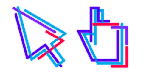 Color Linescustom cursor pack