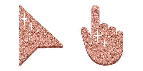 Copper Glittercustom cursor pack