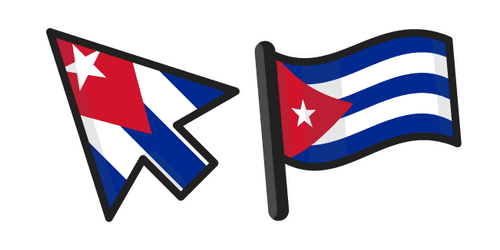 Cuba Flagcustom cursor pack