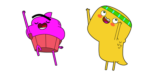 Cupcake & Dinocustom cursor pack