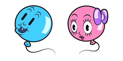 Cuphead Balloonscustom cursor pack