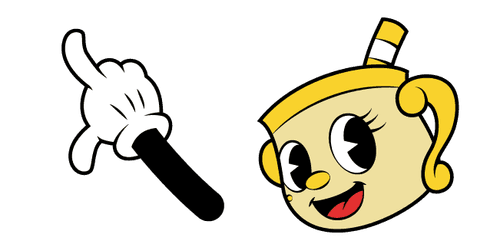 Cuphead Ms. Chalicecustom cursor pack