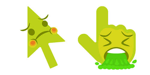 Cursoji - Vomitcustom cursor pack