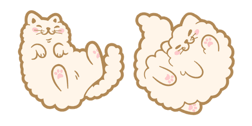 Cute Beige Catcustom cursor pack
