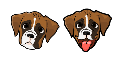 Cute Boxer Puppycustom cursor pack