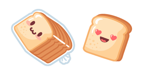 Cute Breadcustom cursor pack