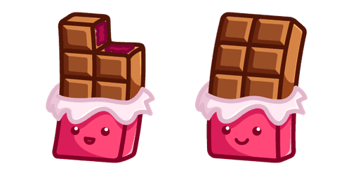 Cute Chocolate Barcustom cursor pack
