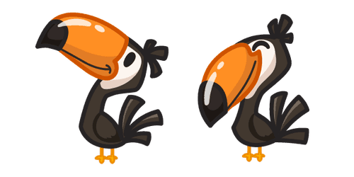 Cute Toucancustom cursor pack