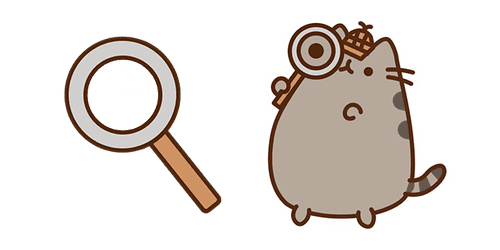 Detective Pusheencustom cursor pack
