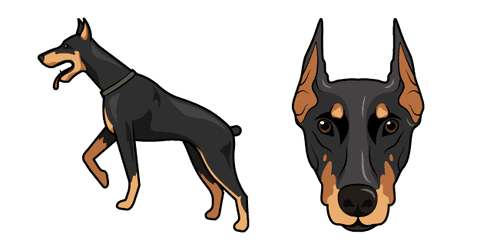 Doberman Dogcustom cursor pack