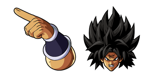 Dragon Ball Brolycustom cursor pack