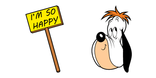 Droopy I'm So Happycustom cursor pack