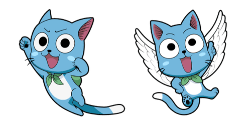 Fairy Tail Happycustom cursor pack