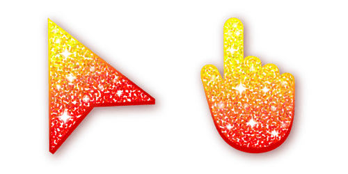 Fire Flame Glittercustom cursor pack