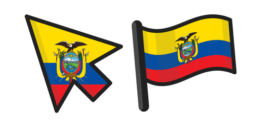 Flag of Ecuadorcustom cursor pack