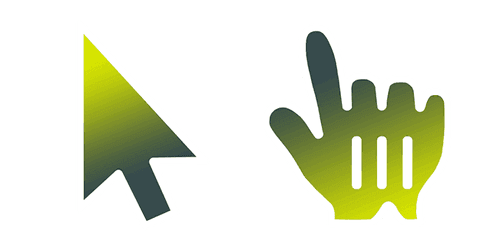 Flying Lemon Gradientcustom cursor pack
