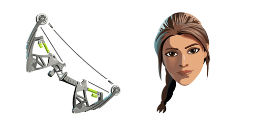 Fortnite Lara Croftcustom cursor pack
